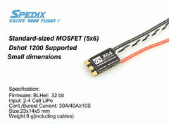 Spedix GS30 30A Dshot1200 BlHeli 32 bit ESC