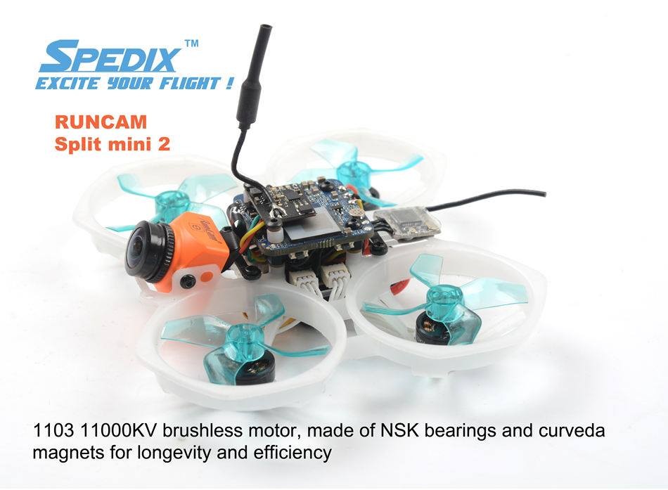 Spedix Rex HD 80mm Micro Brushless FPV Racing Drone BNF