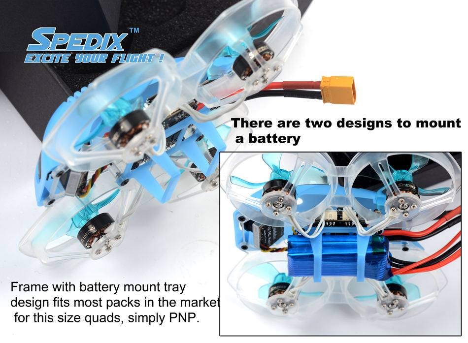 Spedix Rex HD 80mm Micro Brushless FPV Racing Drone BNF