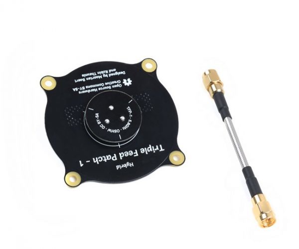 Triple Feed Patch antenna by Maarten Baert