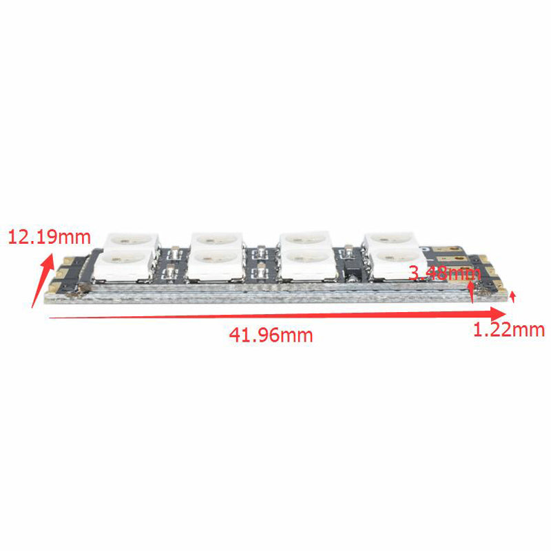 WS1812B LED STRIP LIGHT BOARD 80A 3.3-5.5V FOR FPV RACING ARM WIRE